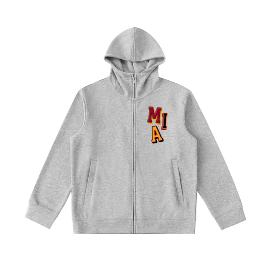 Heir "MIA" Miami Basketball Zip-Up Hoodie