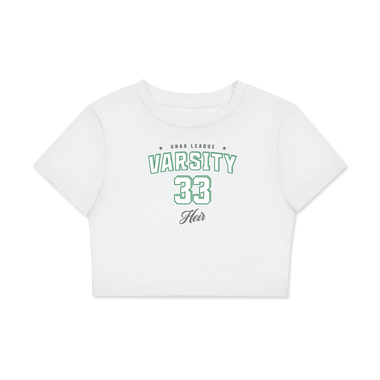 Heir Varsity Crop Tee