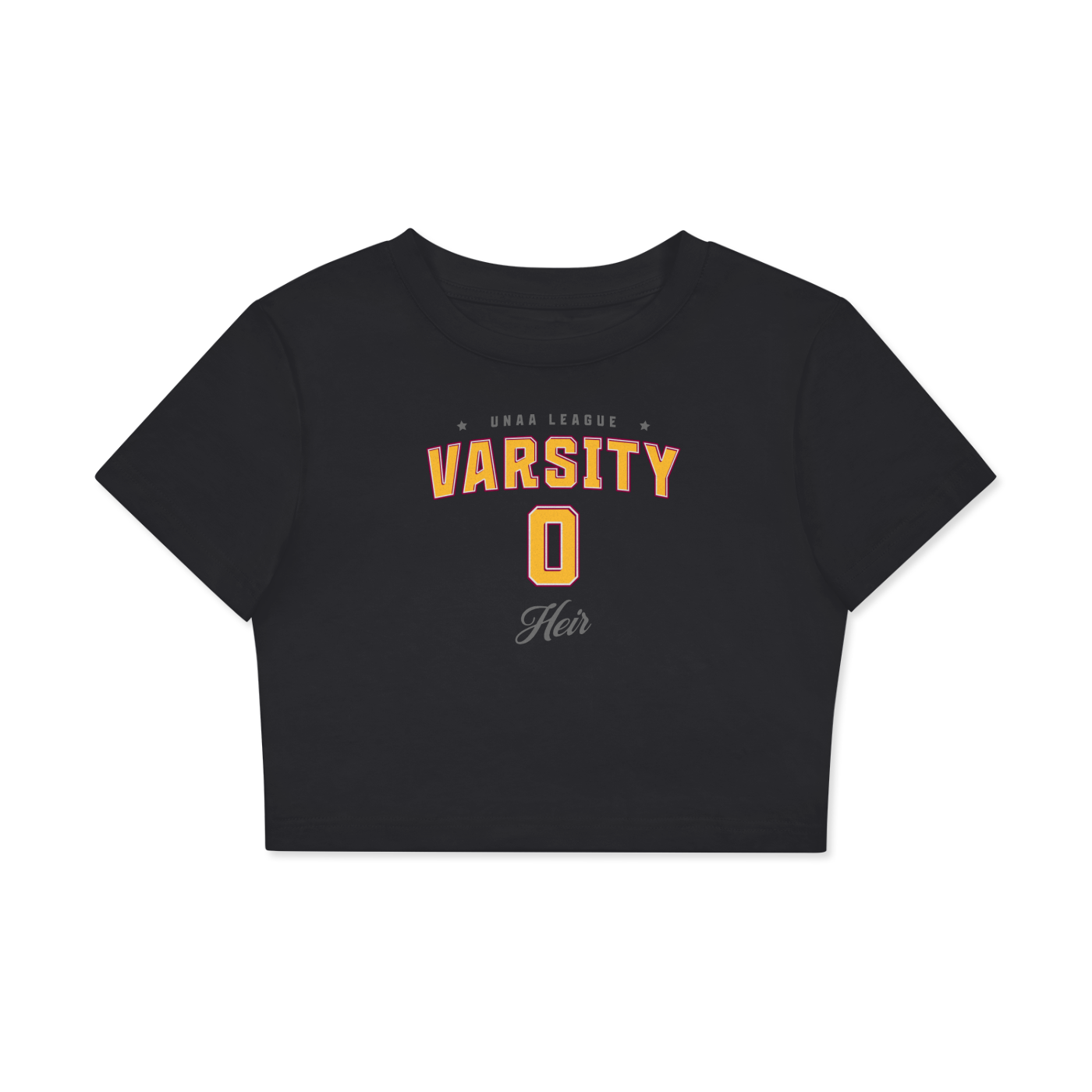 Heir Varsity Crop Tee