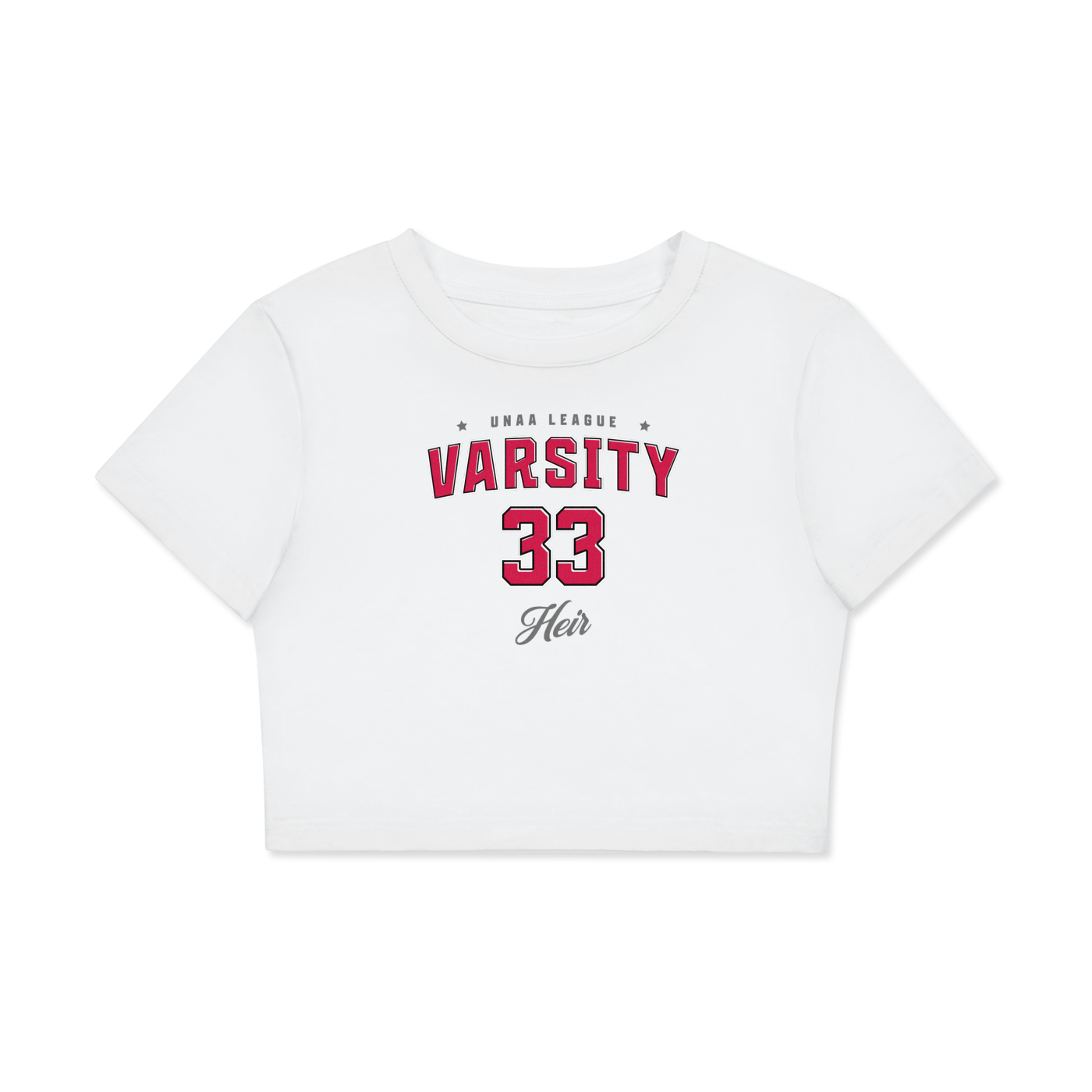 Heir Varsity Crop Tee