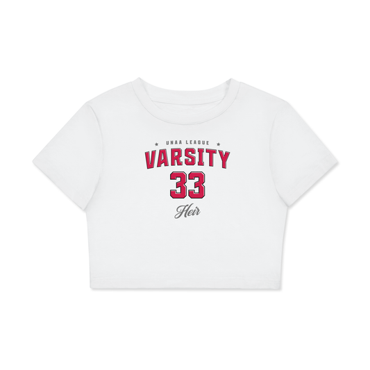 Heir Varsity Crop Tee