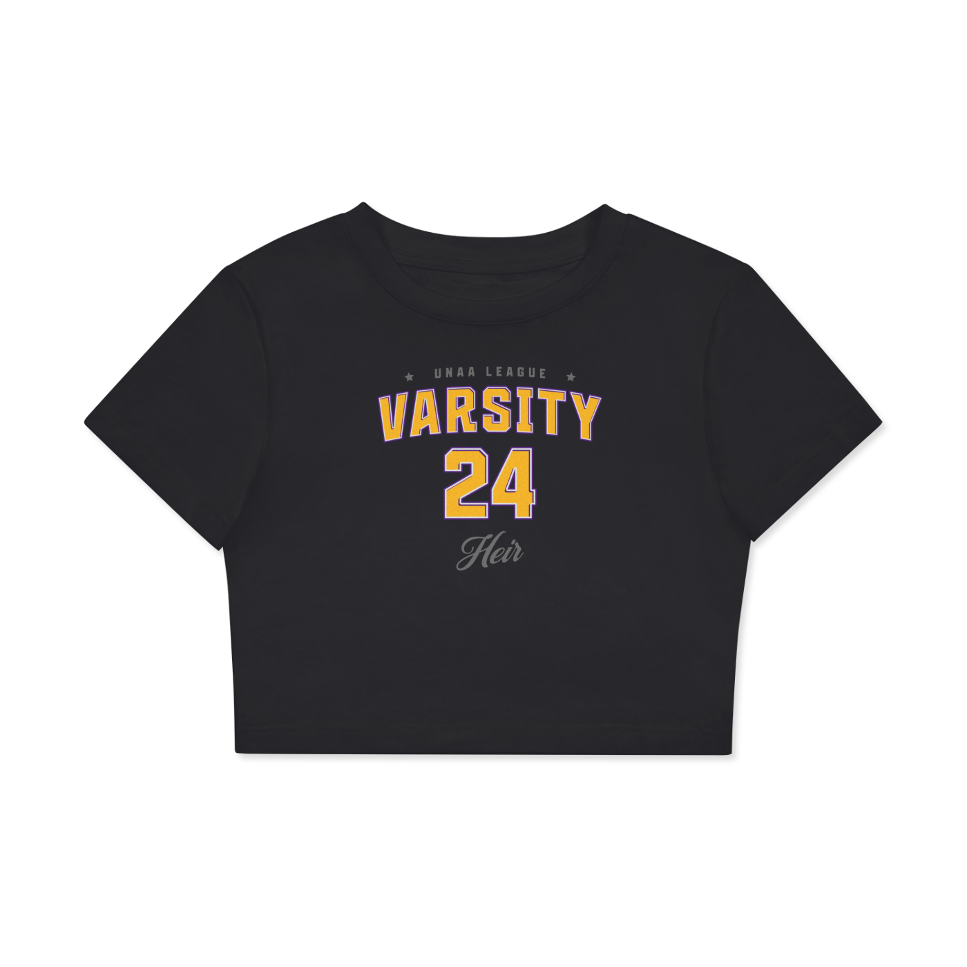 Heir Varsity Crop Tee