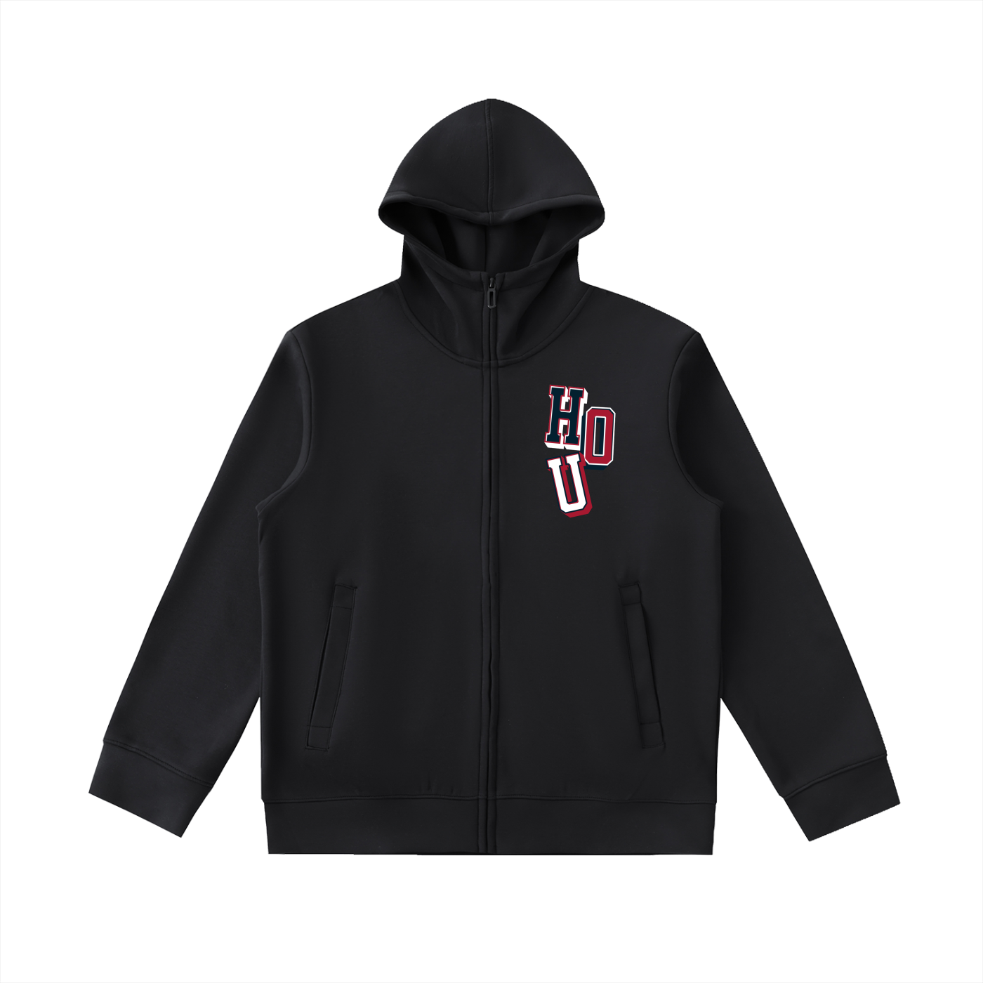 Heir "HOU" Houston Zip-Up Hoodie