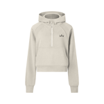 Heir Cropped Half-Zip Hoodie