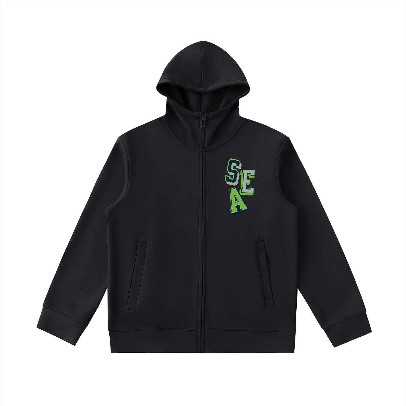 Heir "SEA" Seattle Zip-Up Hoodie