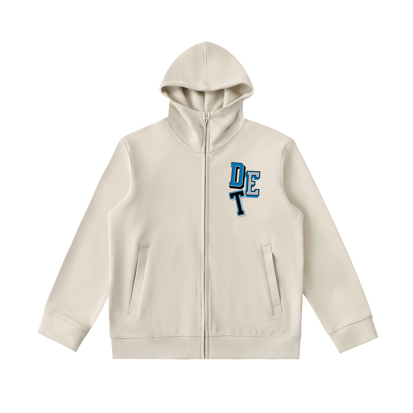 Heir "DET" Detroit Zip-Up Hoodie