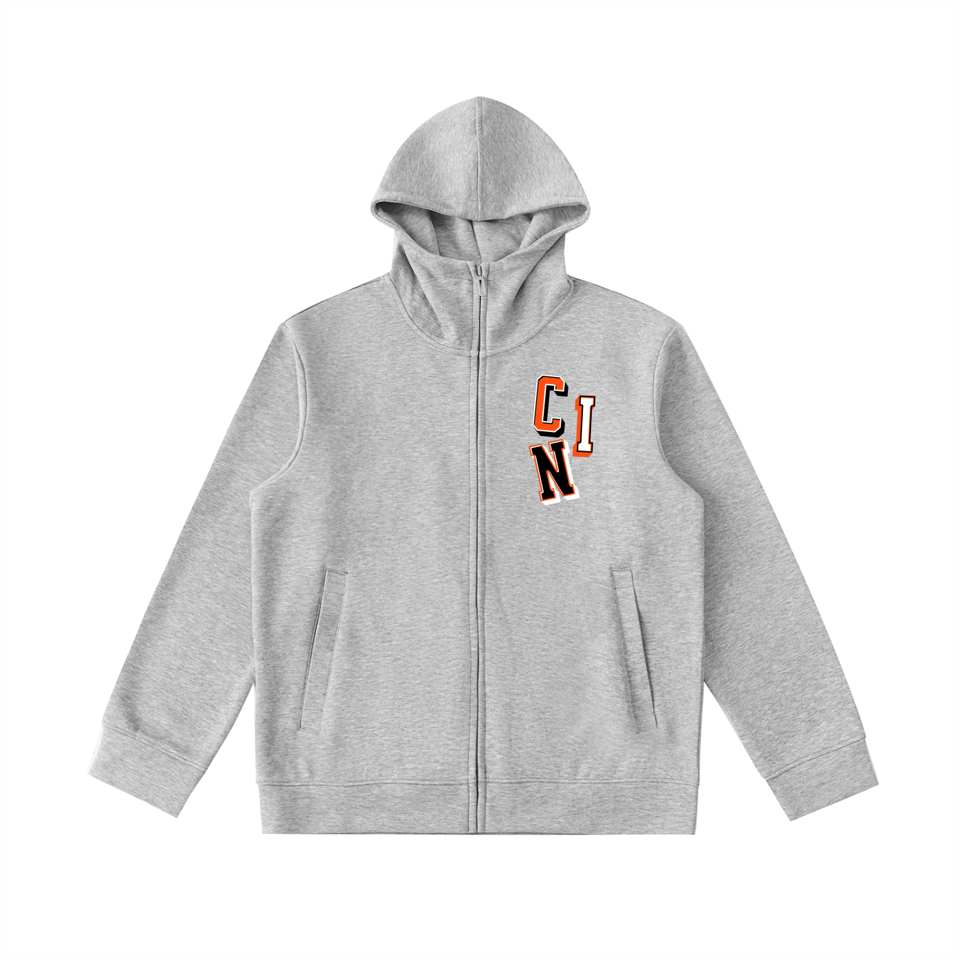 Heir "CIN" Cincinnati Zip-Up Hoodie