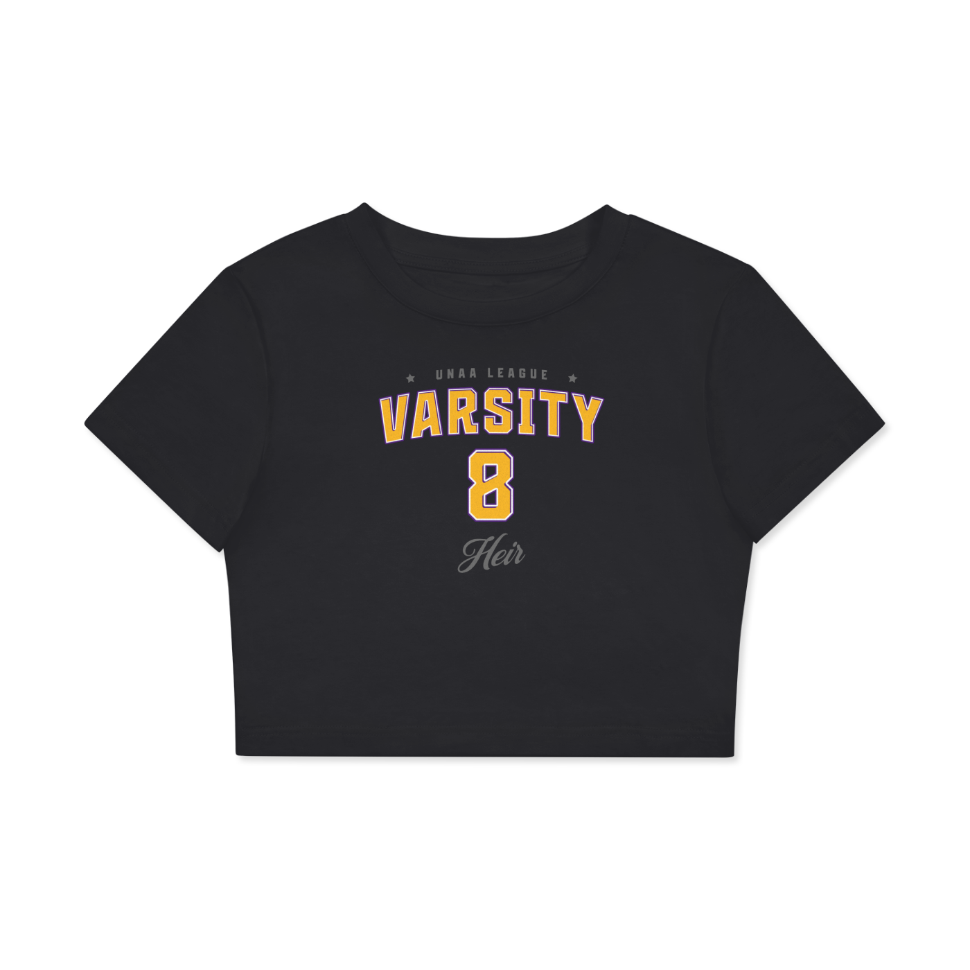 Heir Varsity Crop Tee