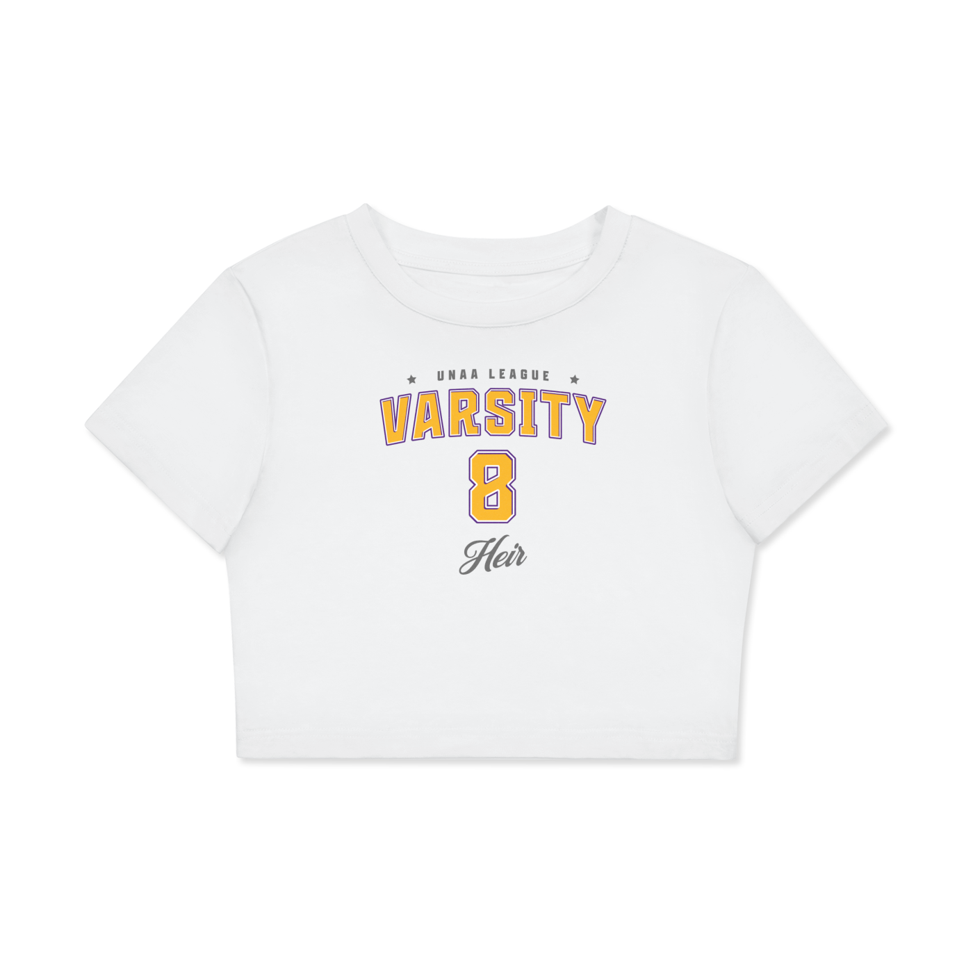 Heir Varsity Crop Tee