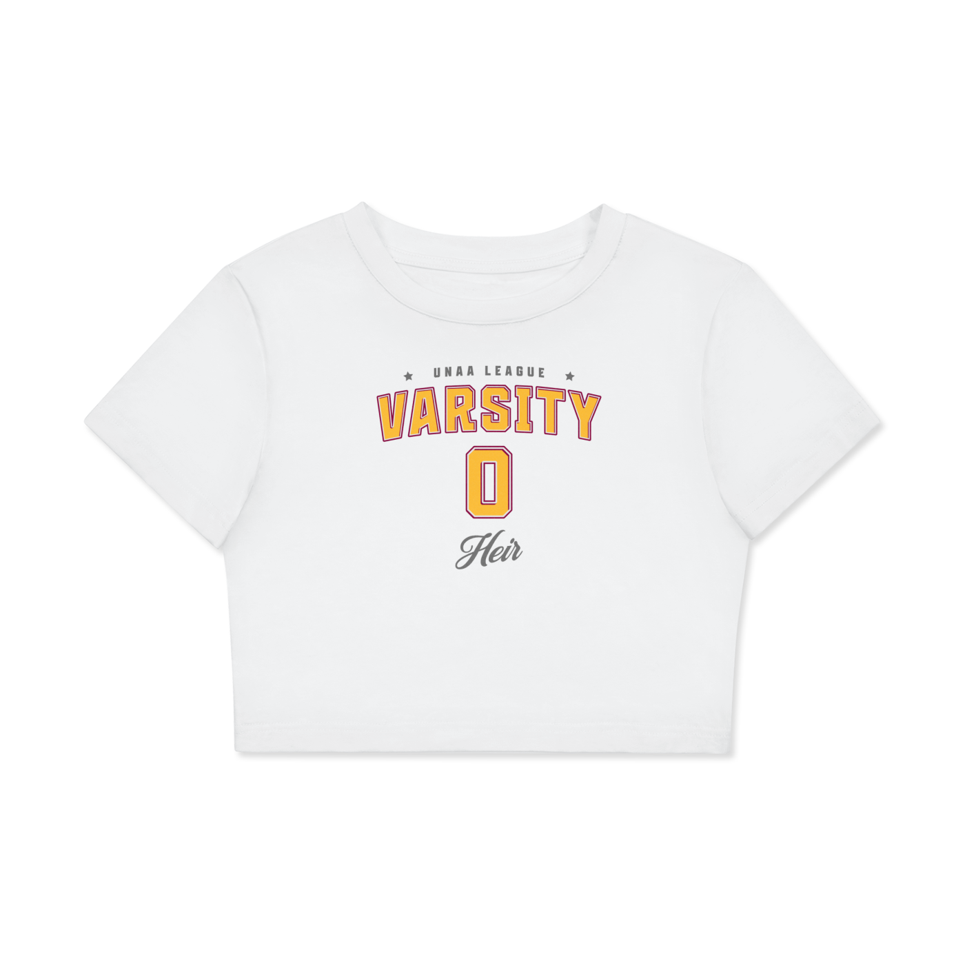 Heir Varsity Crop Tee