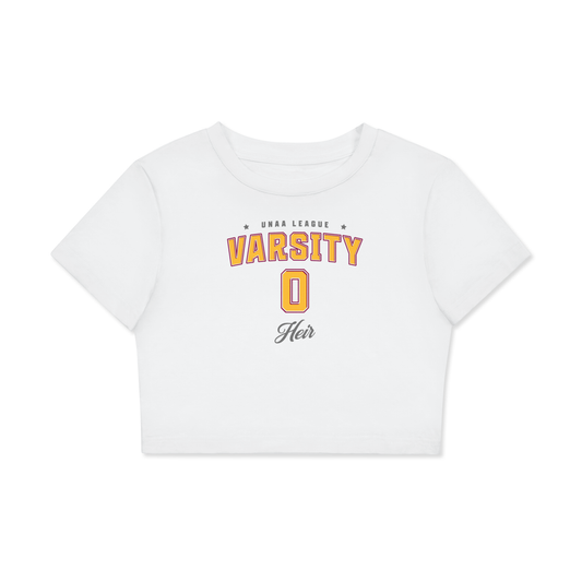 Heir Varsity Crop Tee