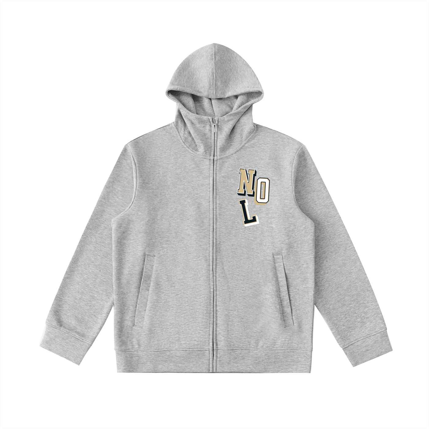 Heir "NOL" New Orleans Zip-Up Hoodie