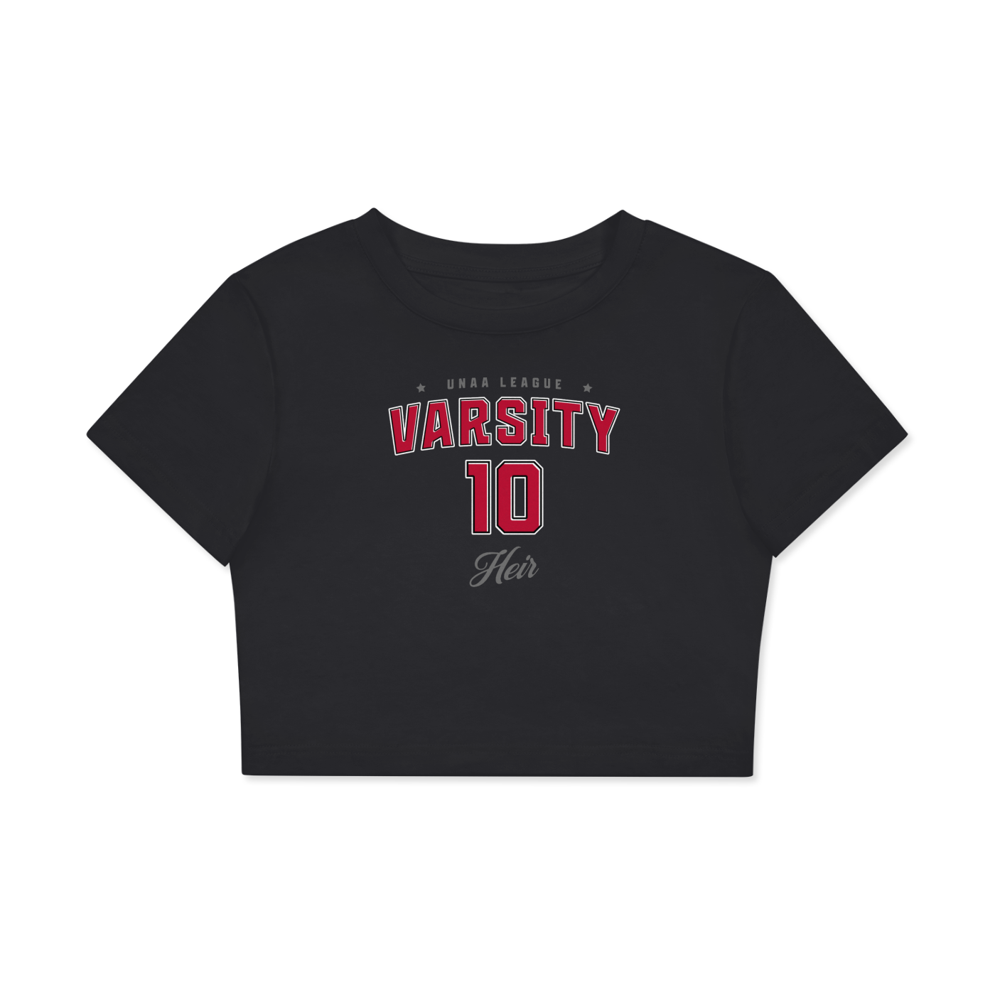 Heir Varsity Crop Tee