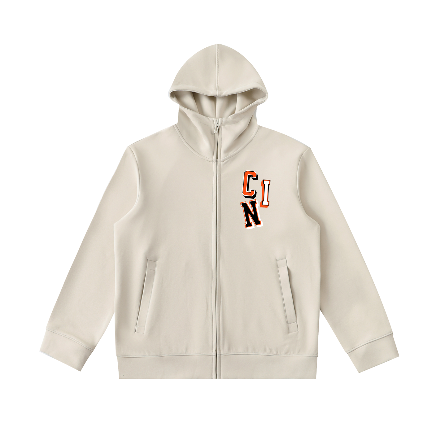 Heir "CIN" Cincinnati Zip-Up Hoodie