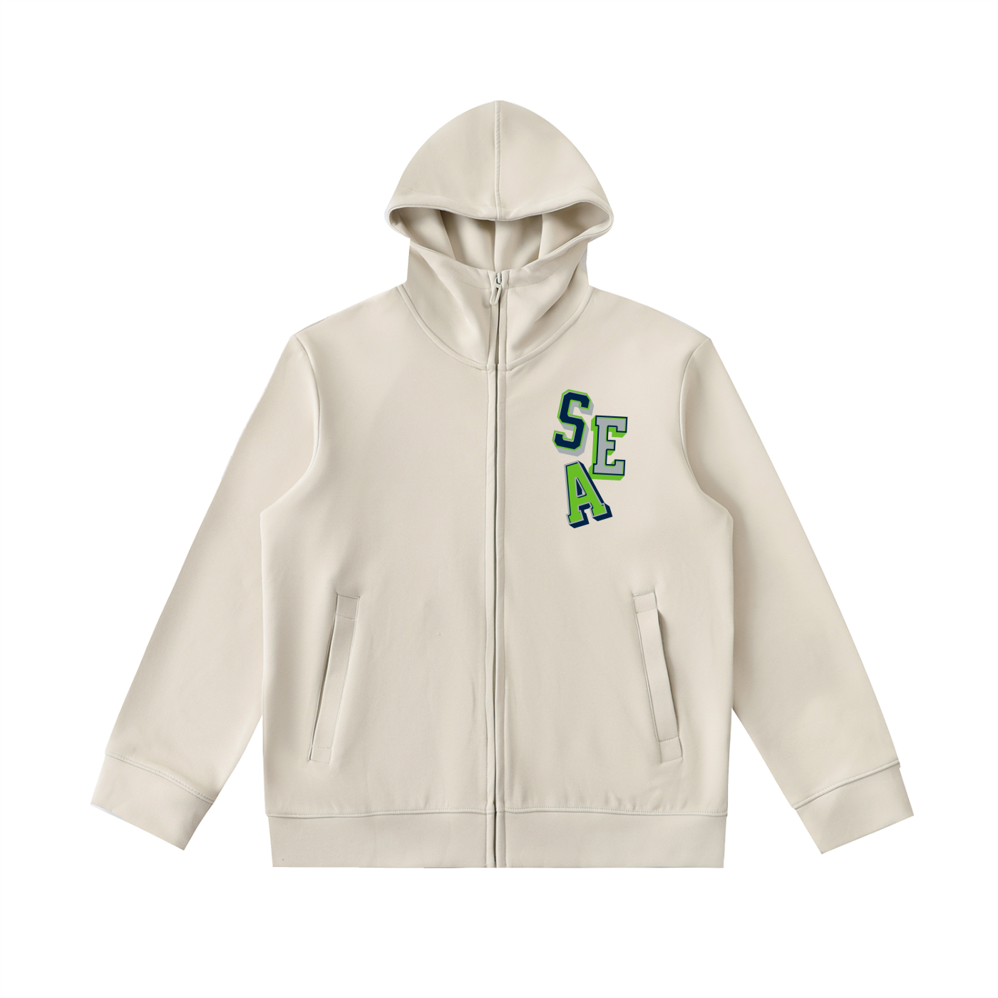 Heir "SEA" Seattle Zip-Up Hoodie