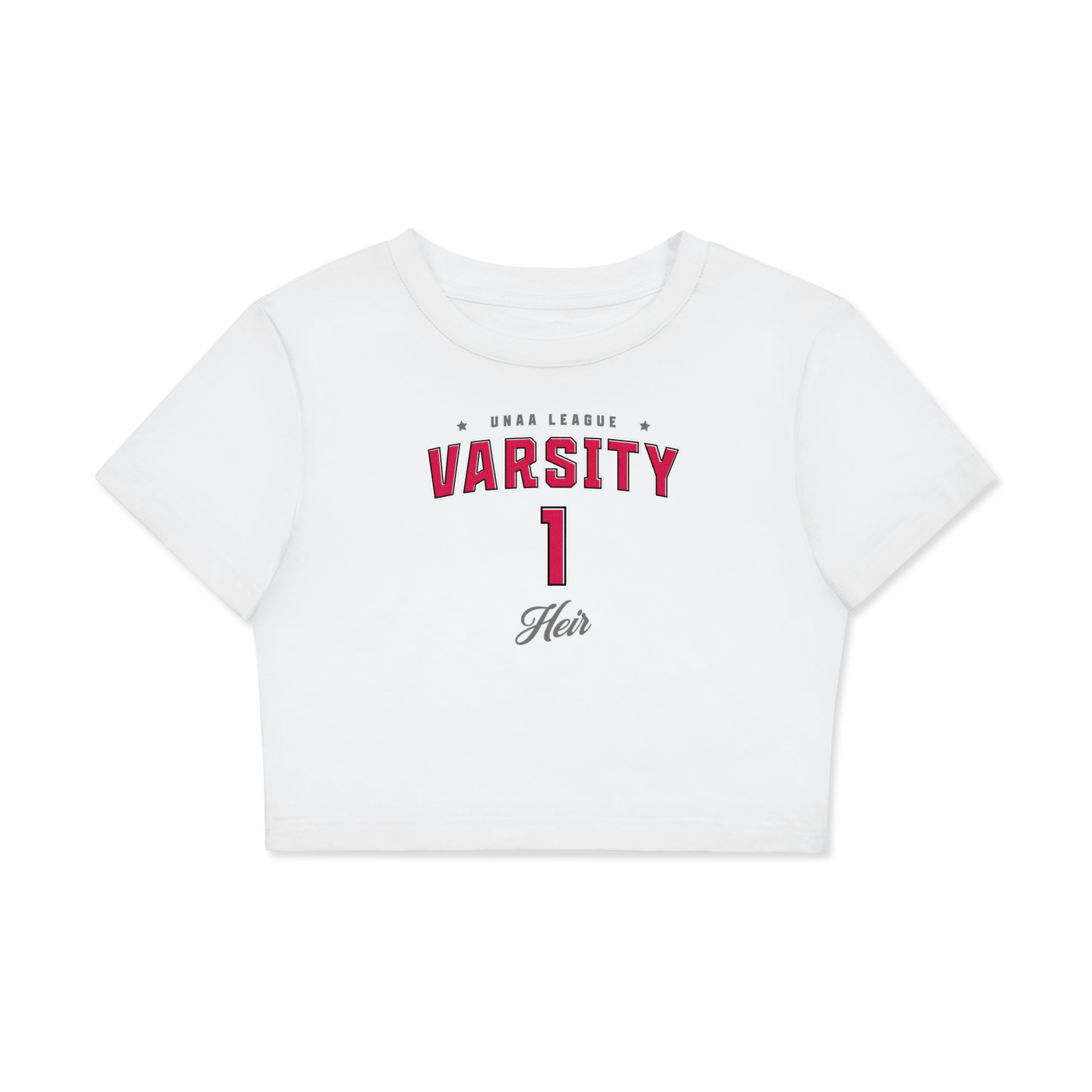 Heir Varsity Crop Tee