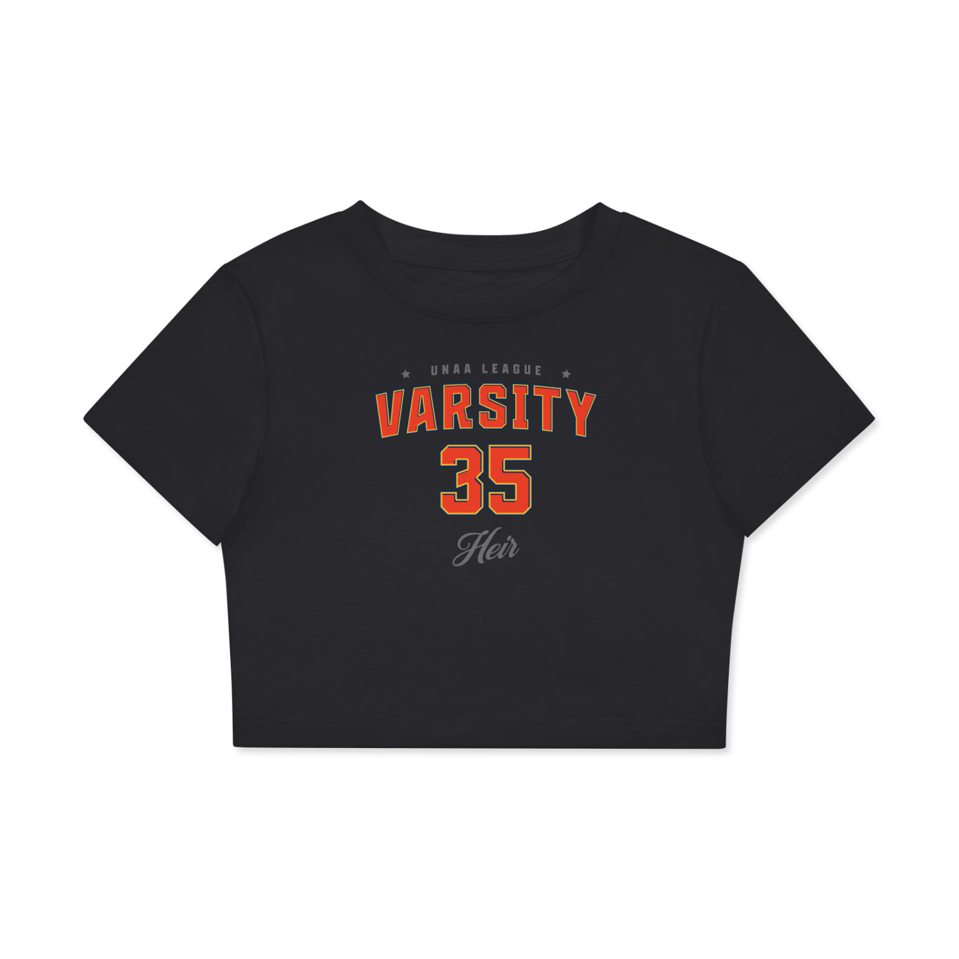 Heir Varsity Crop Tee