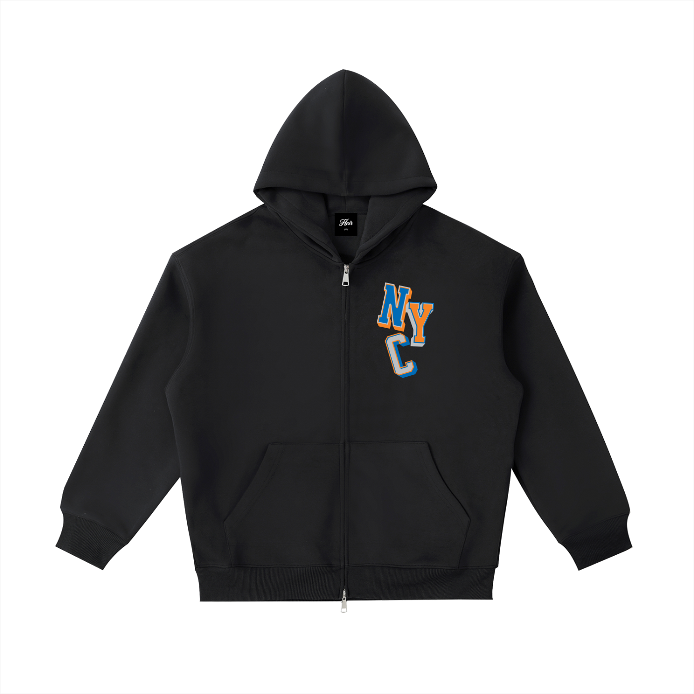 Heir NYC Zip-Up Hoodie