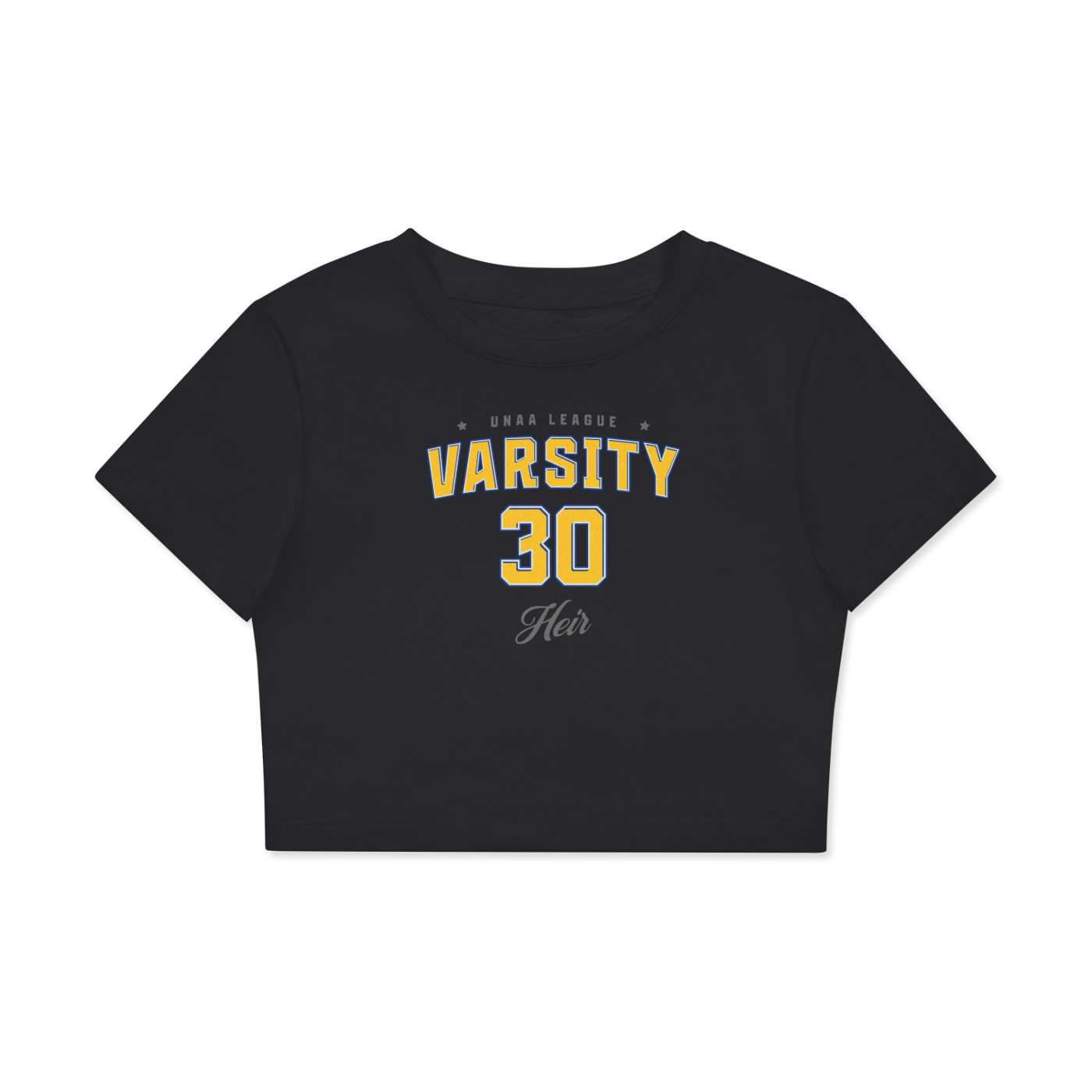 Heir Varsity Crop Tee