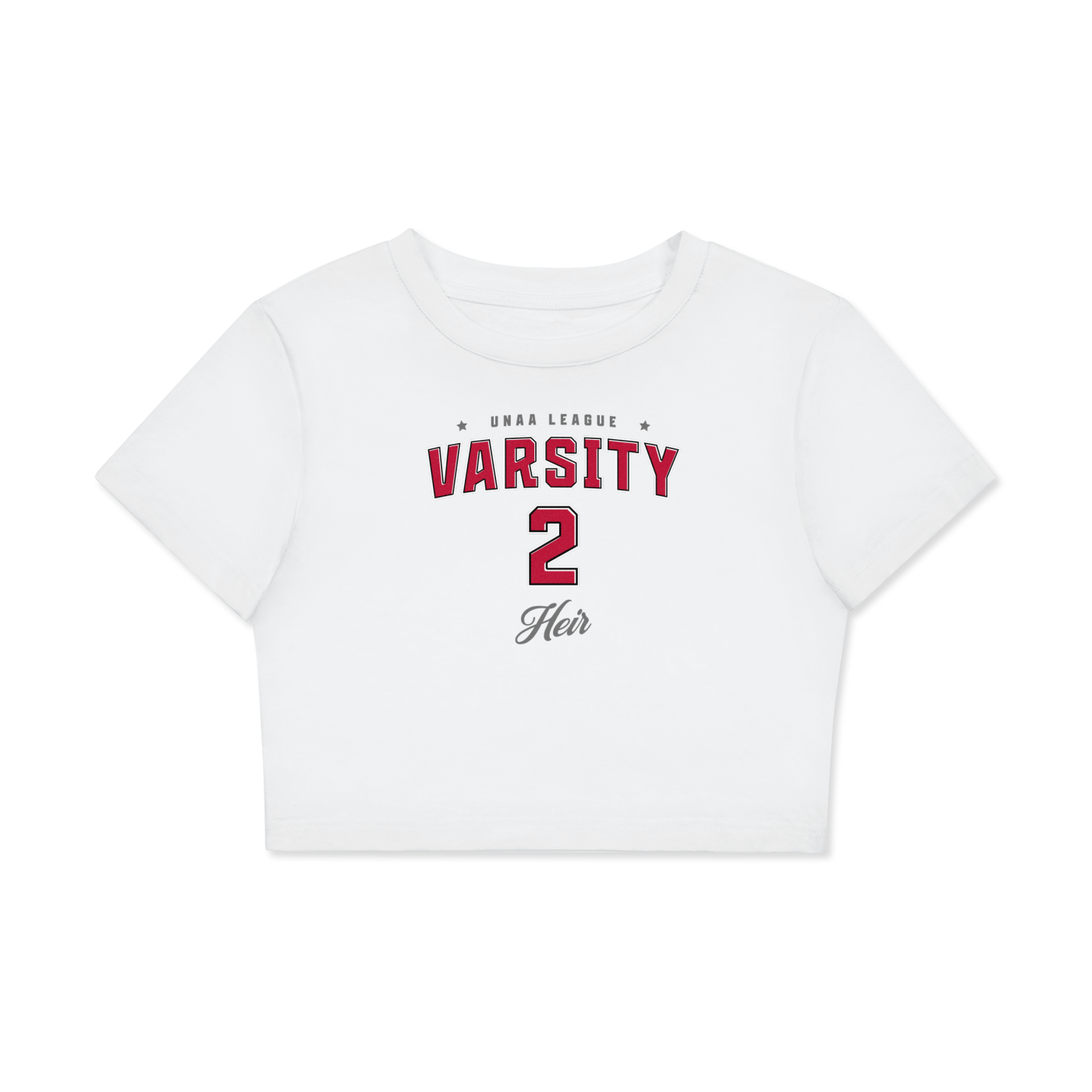 Heir Varsity Crop Tee
