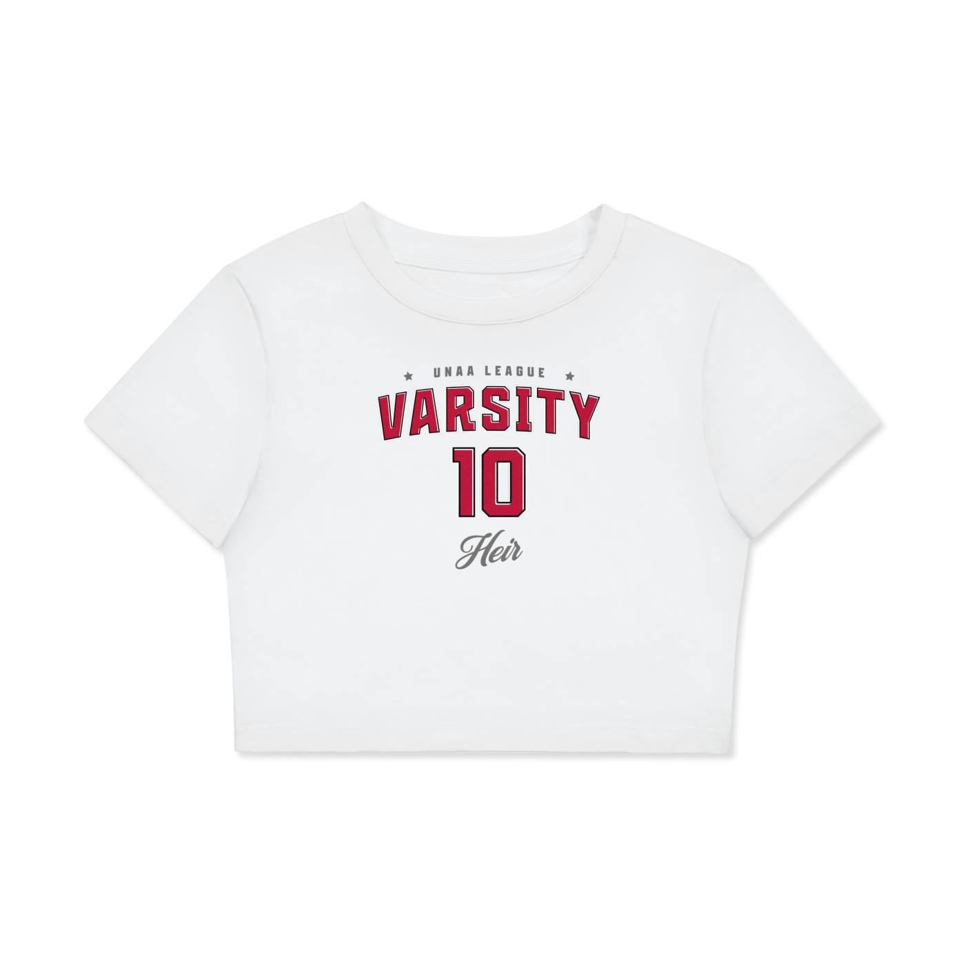 Heir Varsity Crop Tee