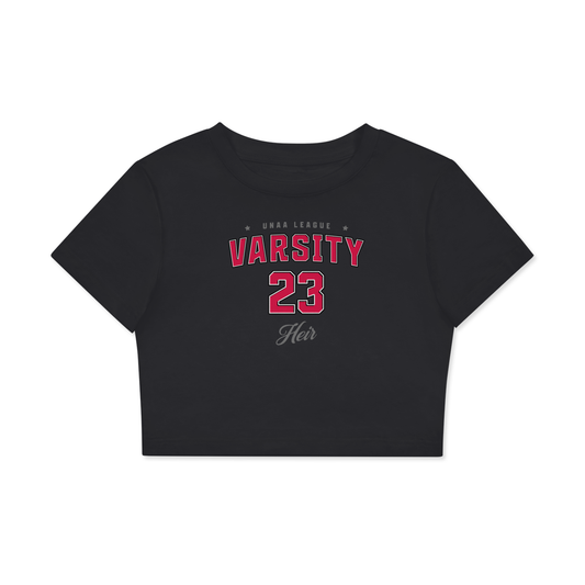 Heir Varsity Crop Tee