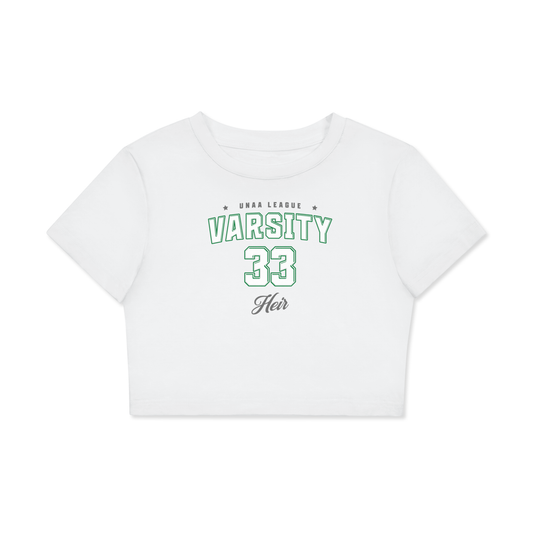 Heir Varsity Crop Tee