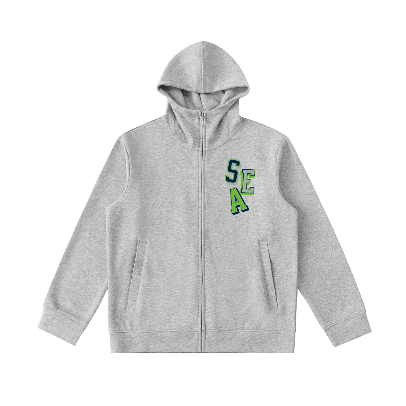 Heir "SEA" Seattle Zip-Up Hoodie