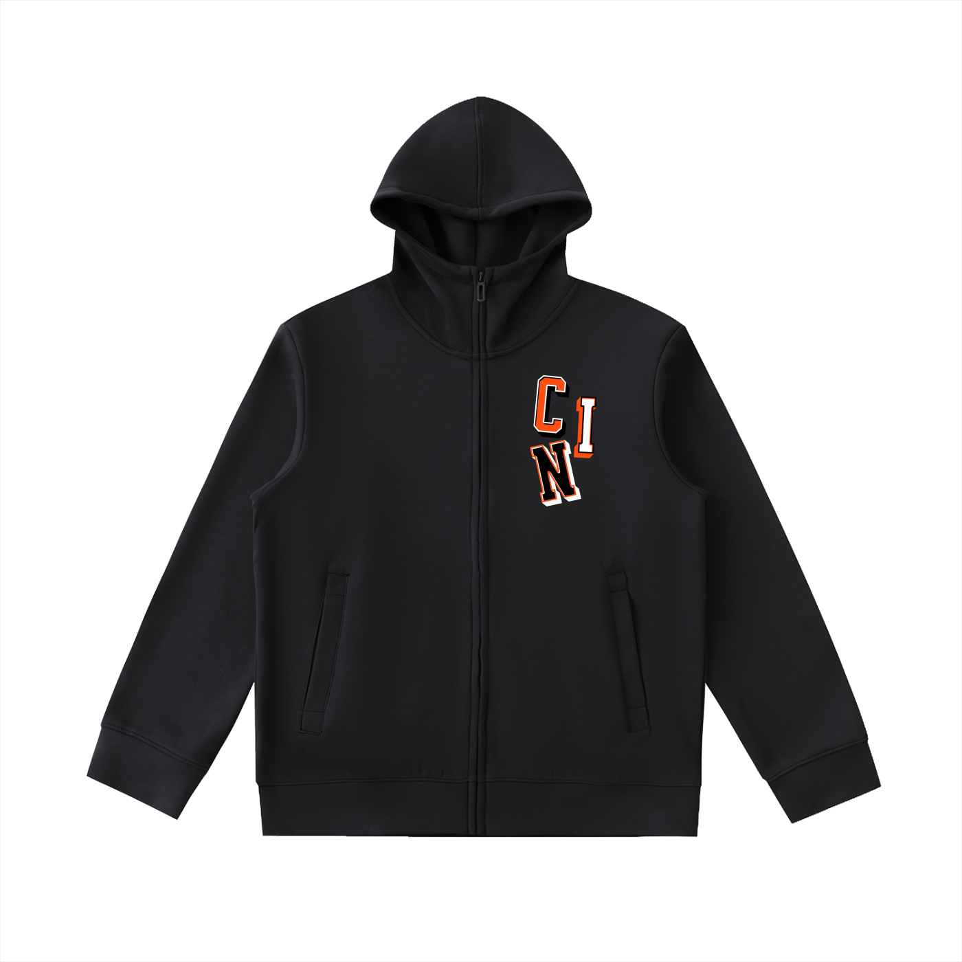 Heir "CIN" Cincinnati Zip-Up Hoodie