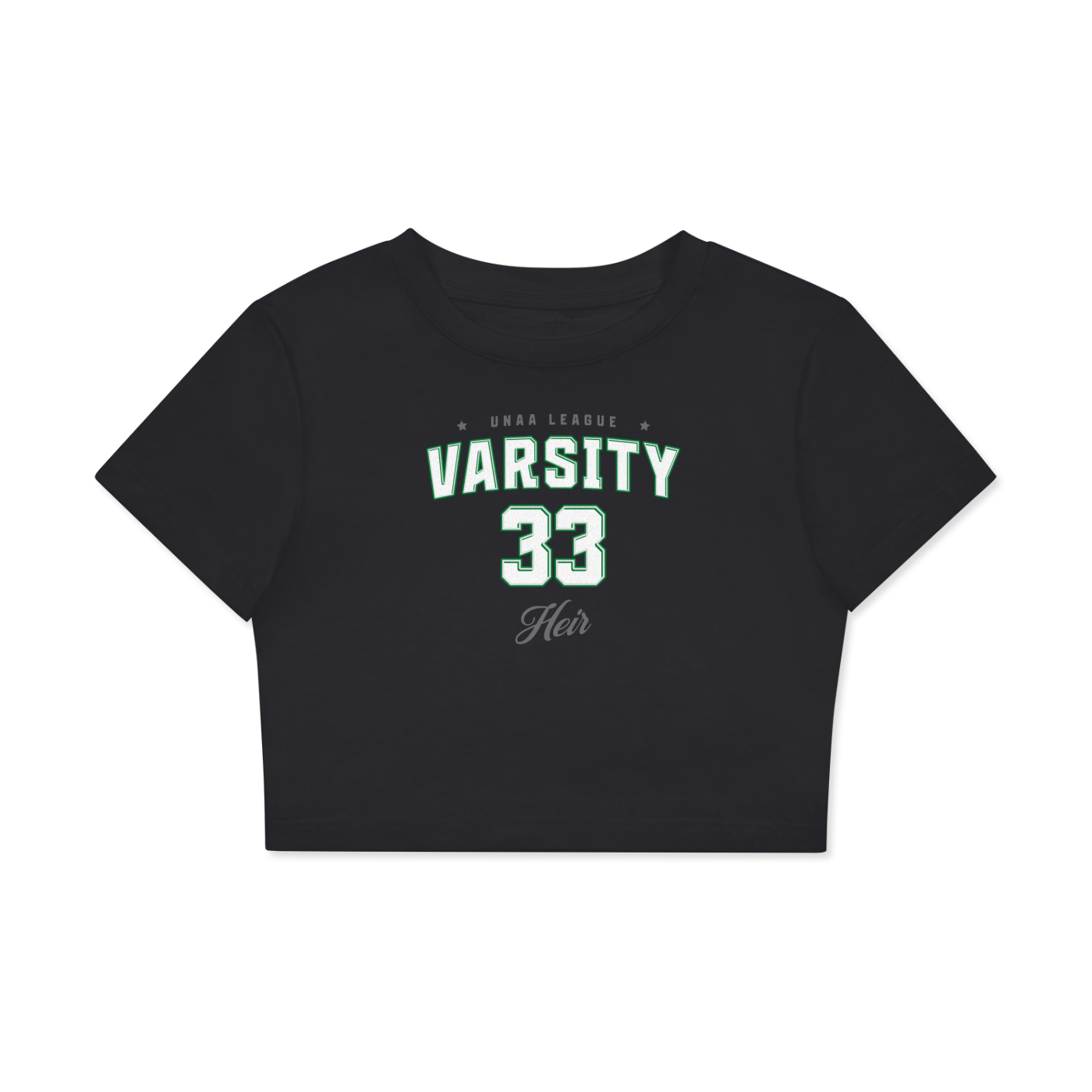 Heir Varsity Crop Tee