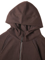 Heir Cropped Half-Zip Hoodie